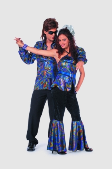 TUONYIS Disco Zubehör Set 6-teilig - 70er 80er Jahre Accessoires Für Partys